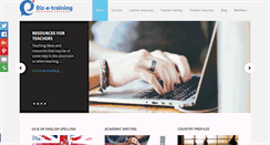 Desktop Screenshot of biz-e-training.com